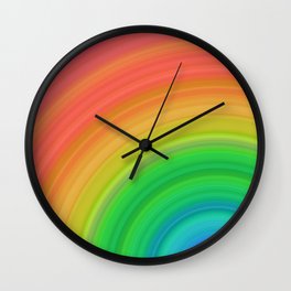 kids wall clock stylish bright rainbow abstract gradient pattern wall clock childrens kid kids clocks society6 kids wall clock stylish bright rainbow abstract gradient pattern wall clock childrens kid kids clocks society6